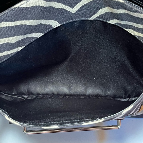 Coach Taylor Zebra Flap Satchel - Picture 14 of 14